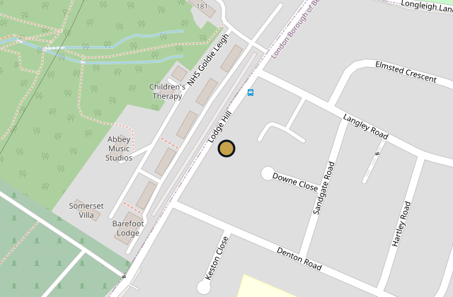 Map of 124 Lodge Hill, Bexley