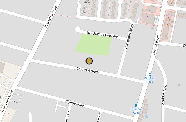 Map of 18 Chestnut Drive, Bexley